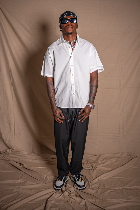 HALF SLEEVE SHIRT - WHITE