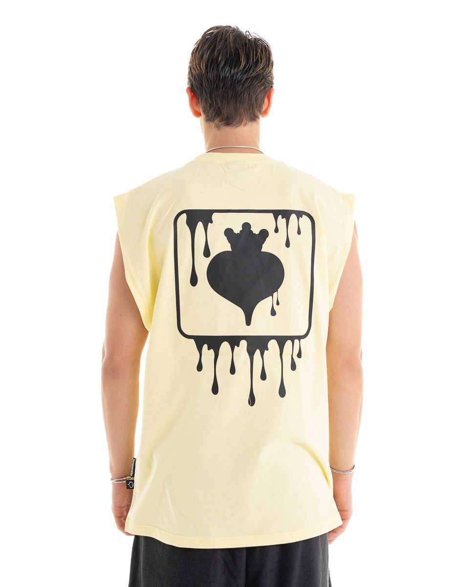 Love Generation- Oversized vest banana