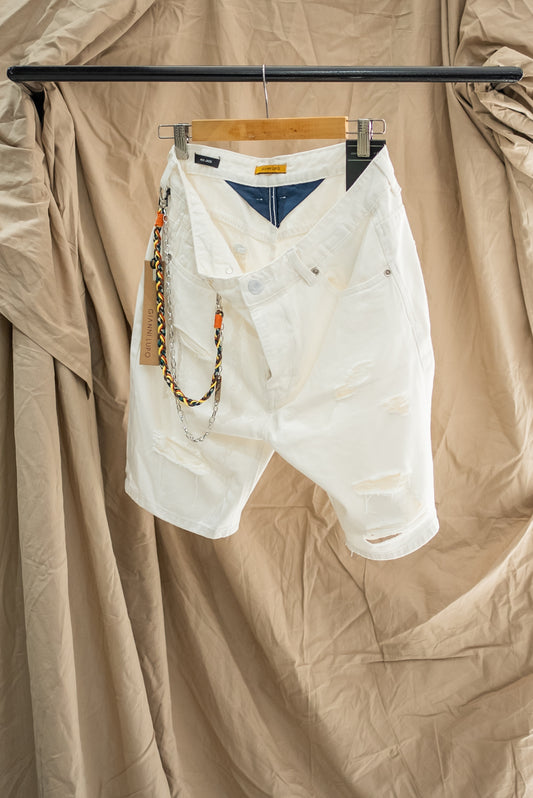 SHORT DENIM - WHITE