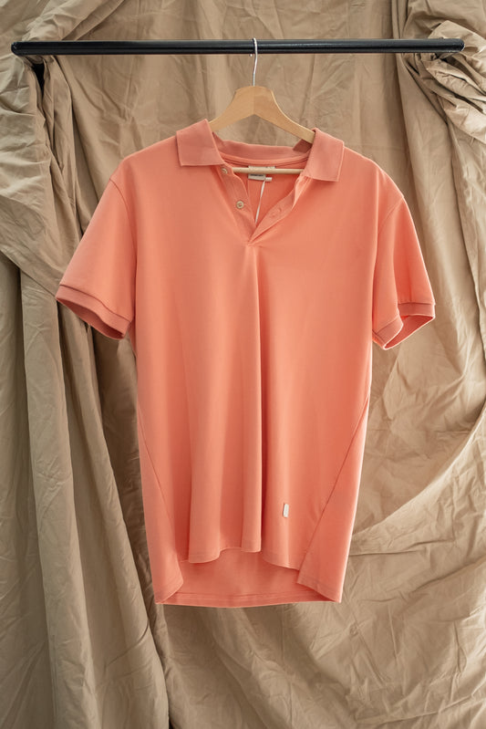 POLO T-SHIRT - PEACH