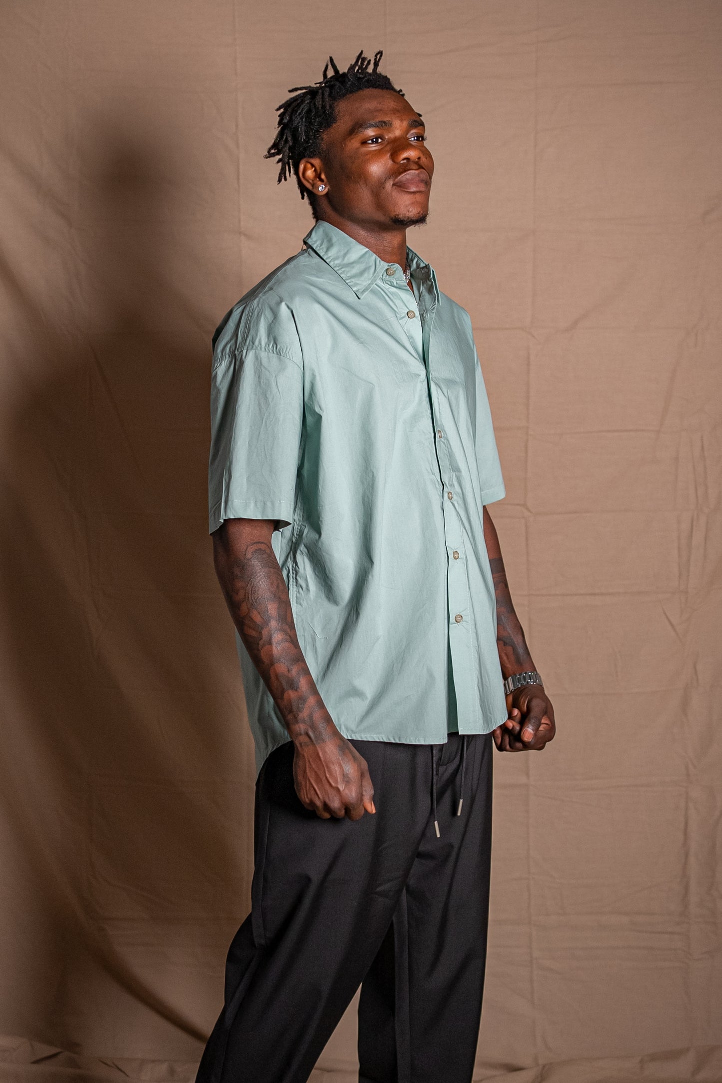 HALF SLEEVE SHIRT - MINT