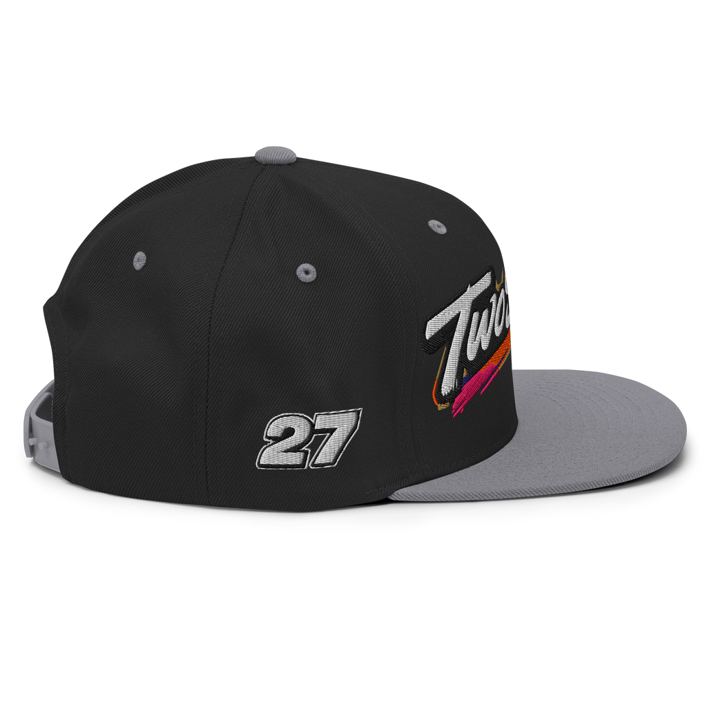 TwoSeven Classic Snapback Cap - Grey