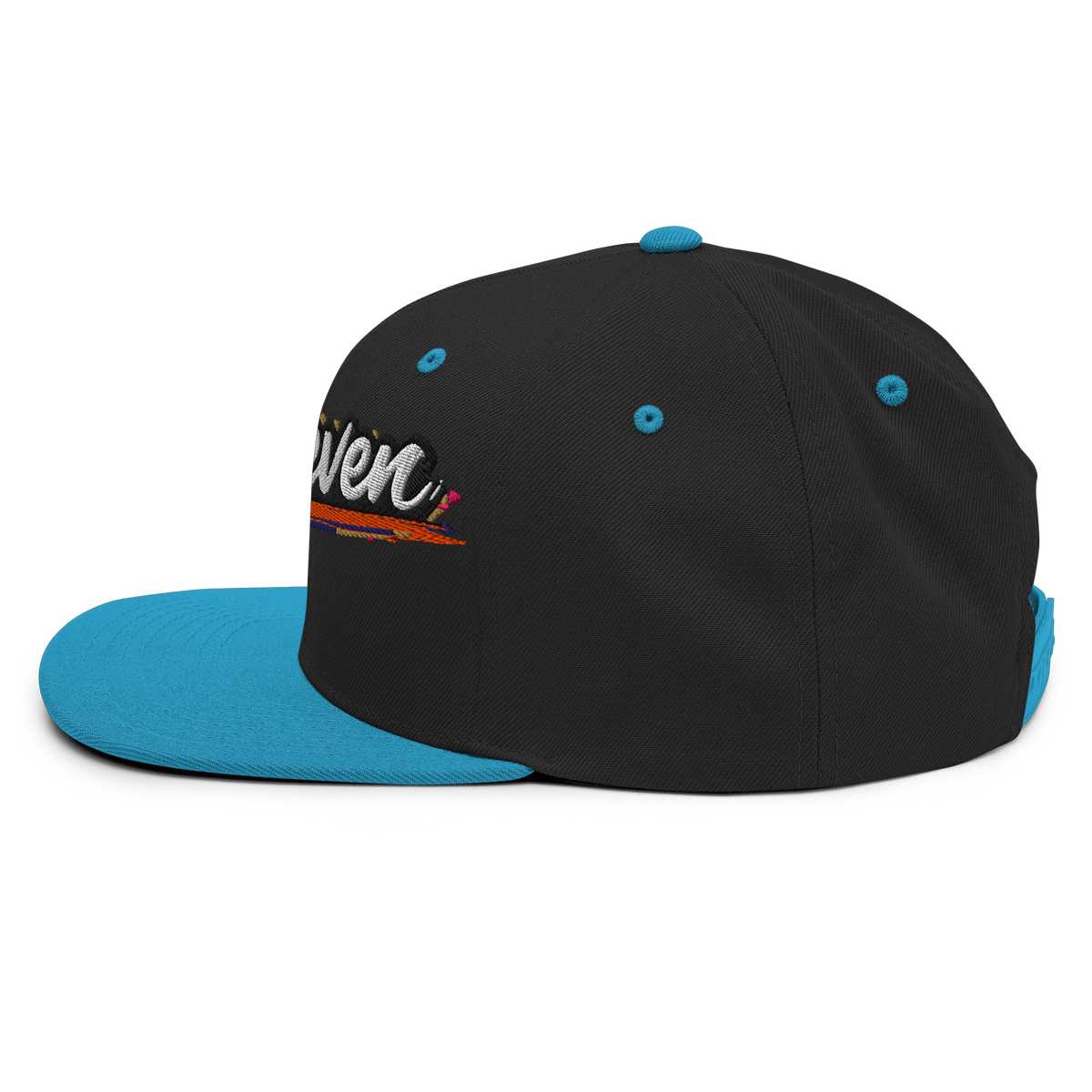 TwoSeven Classic Snapback Cap - Blue