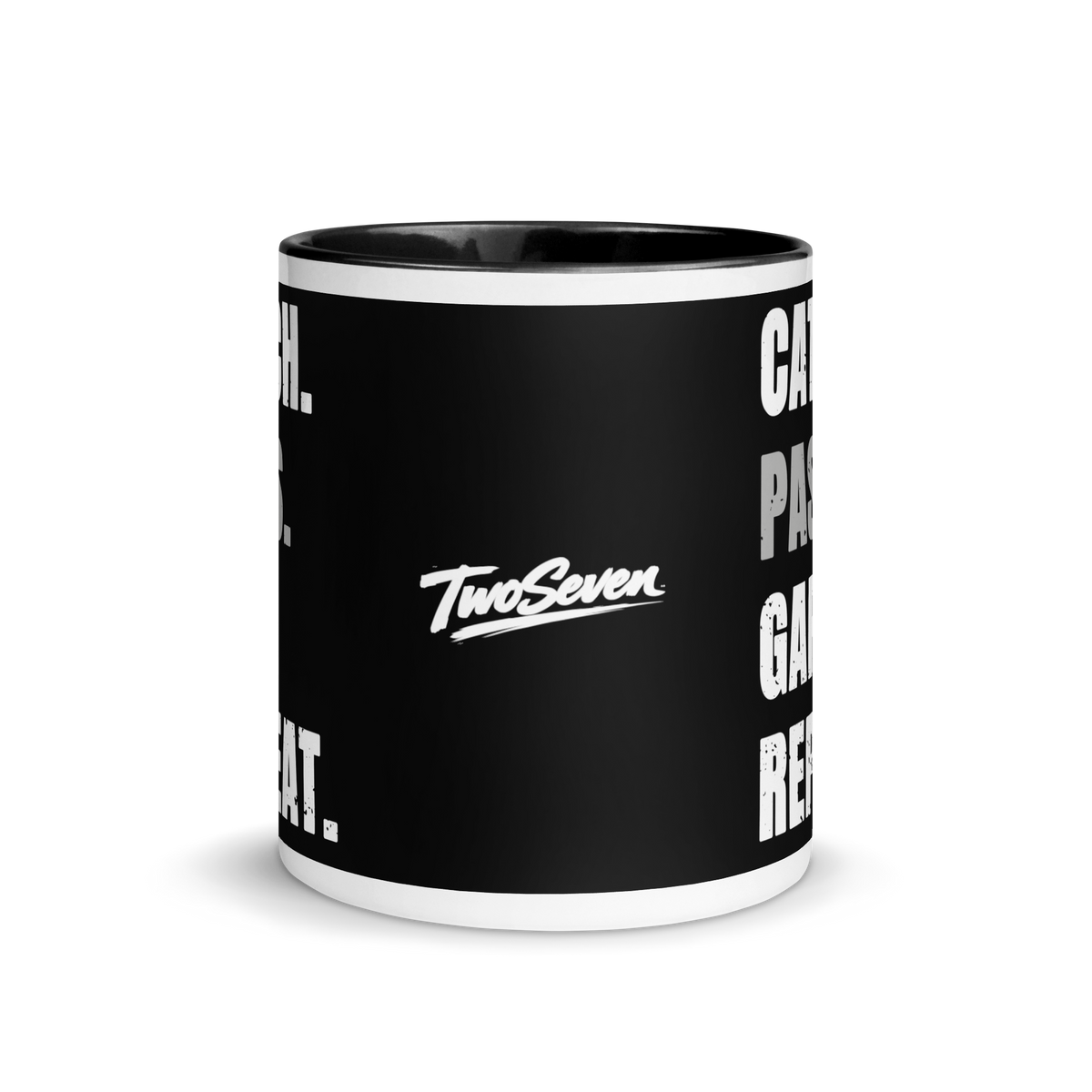 Grey Catch. Pass. Gap. Repeat Mug